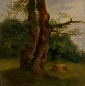 Study of a Leafy Tree by Jozef Bozetech Klemens