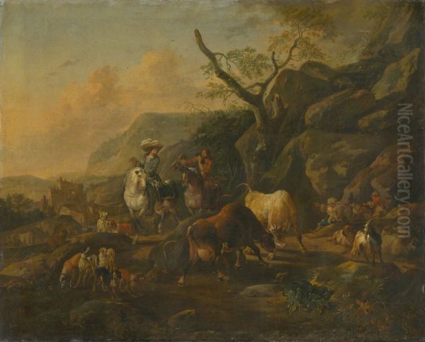 Landscape with Hunters - view 1