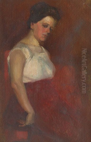 Study of a Seated Woman - view 1