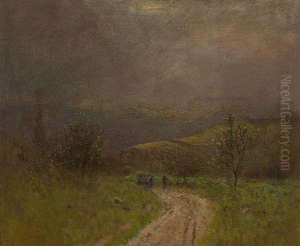 Autumn Landscape in the Early Evening - view 1