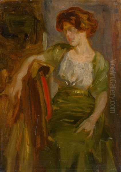 Study of a Seated Woman - view 1