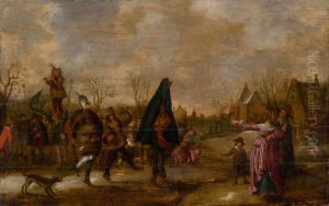 Carnival Procession by Adriaen van de Venne