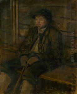 Young Shepherd Sitting