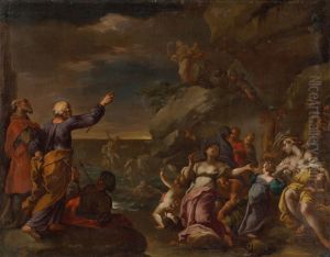 The Israelites Cross the Red Sea by Paul Troger