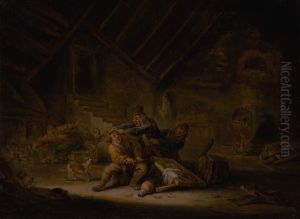 Card-Players Fighting