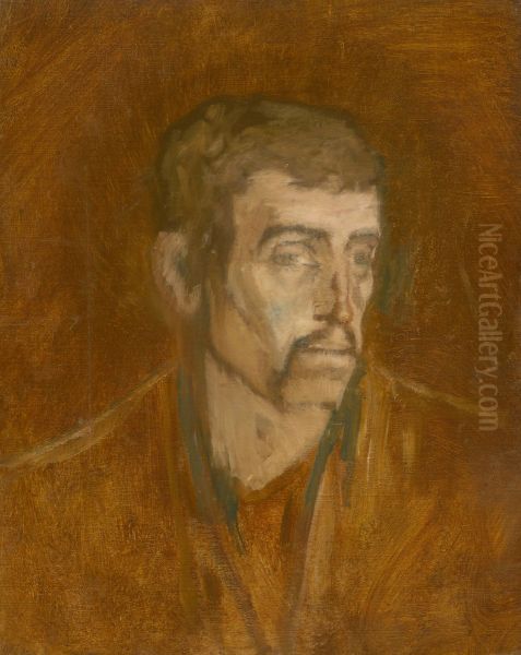 Study of Unhappy Man - view 1