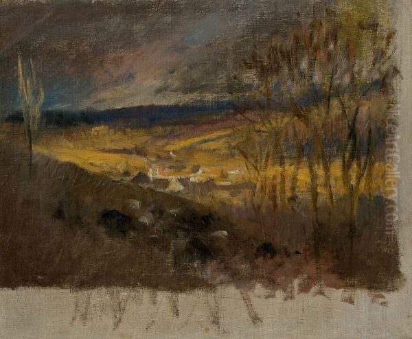 Valley with Clouds - view 1