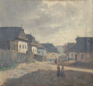 Village Square by Jan Nowopacky