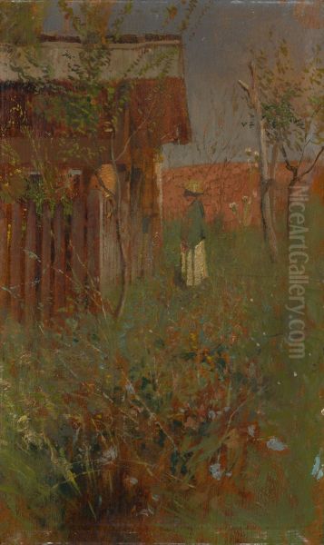 Boy by the Beehouse - view 1