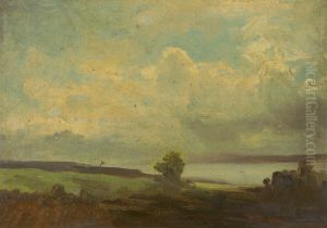 Study of a Landscape by Adolf Heinrich Lier