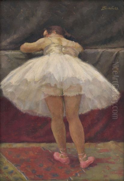 Resting Ballet Dancer - view 1
