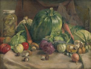 Still Life with Vegetables by Ladislav Treskon