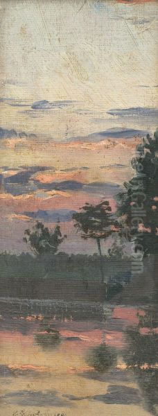 Study of an Early Evening Landscape - view 1