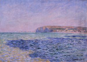 Shadows on the Sea. The Cliffs at Pourville by Claude Oscar Monet