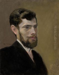 Study of a Bearded Man in a Black Suit
