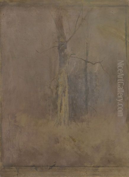 Grey Mood with a Dry Tree - view 1