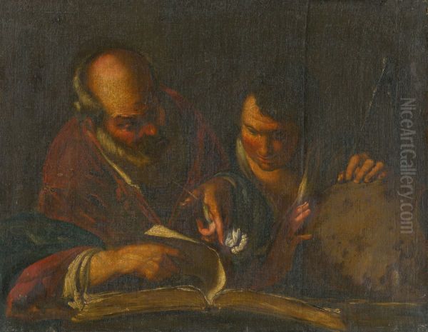 Old Man with a Pupil - view 1
