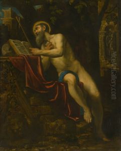 Saint Jerome by Domenico Tintoretto