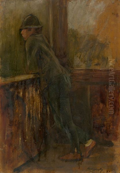 Boy on the Porch - view 1