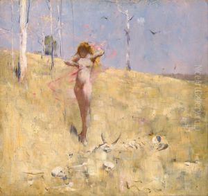 The spirit of the drought by Arthur Streeton