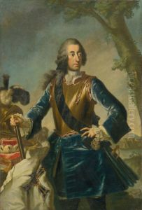Portrait of Cologne Prince-Elector Klement August (Portrait of a Prince) by Georg Desmarees