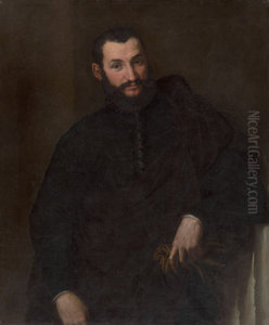 Portrait of a Man (With a Fragment of Antique Column) Portrait of a Man (With a Fragment of Antique Column)