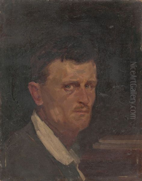 Self-Portrait in Three Quarter Profile - view 1