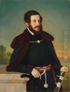 Portrait of E. Szmrecsanyi by Jozef Bozetech Klemens