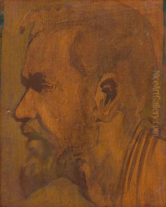 Head Study of a Thinker