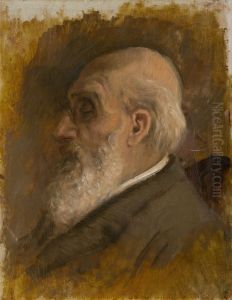 Painter's Father Profile with Pince-nez Painter's Father Profile with Pince-nez