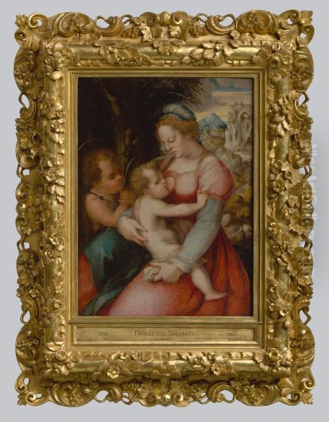 Madonna with Child and Saint John the Baptist - view 1