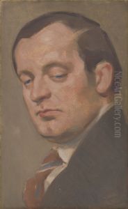 Portret muza s kravatou