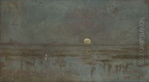 Fisherman by the Moonrise