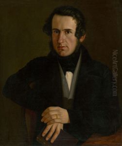 Portrait of J. V. Frico by Jozef Bozetech Klemens