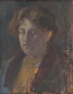 Portrait of a Woman with Half-Closed Eyes