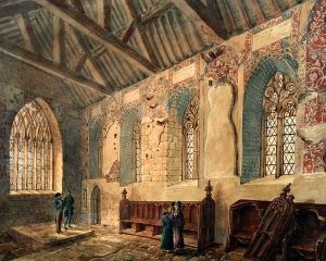 The Choir Of The Augustine Monks, Nostal(sic) Priory At West Ardsley by Robert Dennis Chantrell