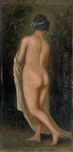 Study of a Standing Female Nude - view 1