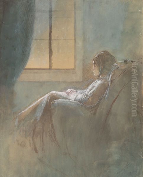 Old Woman Sitting - view 1