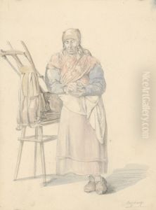 Vidiecka zena zo Salzburgu by Karoly Lajos Libay
