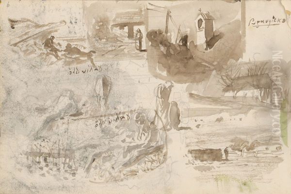 Drobne studie siestich roznych nametov - view 1