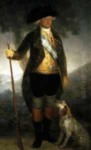 Carlos IV vestido de cazador by Francisco Goya Fuendetodos