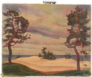 ,,Saaremaa maastik" by Nikolai Triik