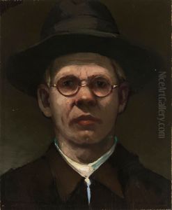 self-portrait by Nikolai Kummits