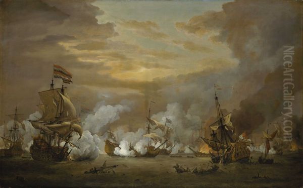The Battle of the Texel, 11-21 August 1673 - view 1