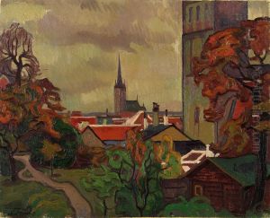 View on Tallinn by Nikolai Triik
