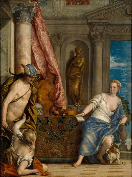 Hermes, Herse and Aglauros - view 1