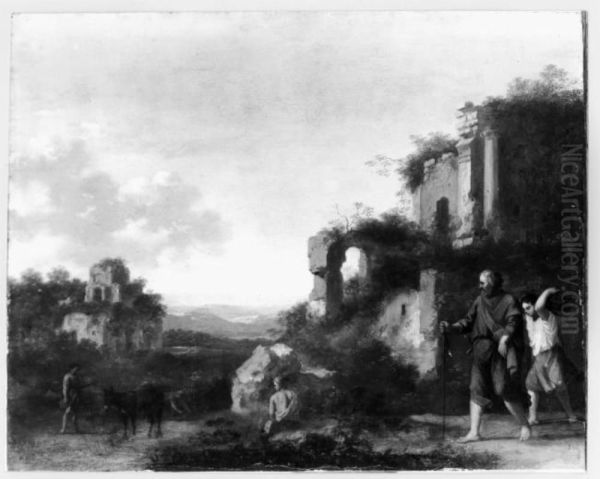 Landscape with Abraham and Isaac - view 1
