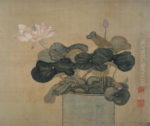 Modern Chinese Paintings From An Asian Private Collection
Lotus by Ju Chao