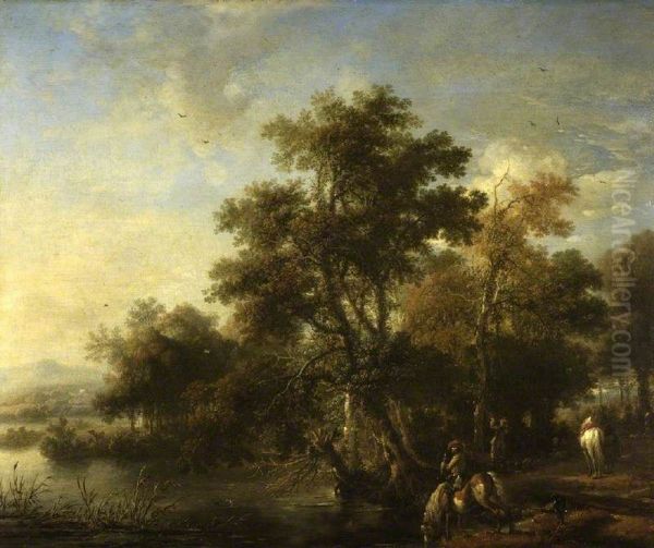 Landscape with a Sporting Party - view 1