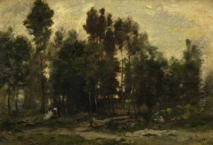 The Wood by Charles-Francois Daubigny